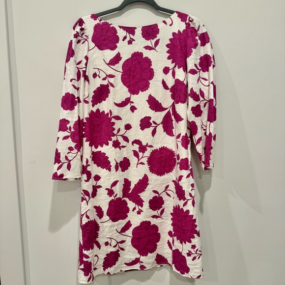 Ann Taylor Floral Linen Shift Dress XS - Picture 1 of 7